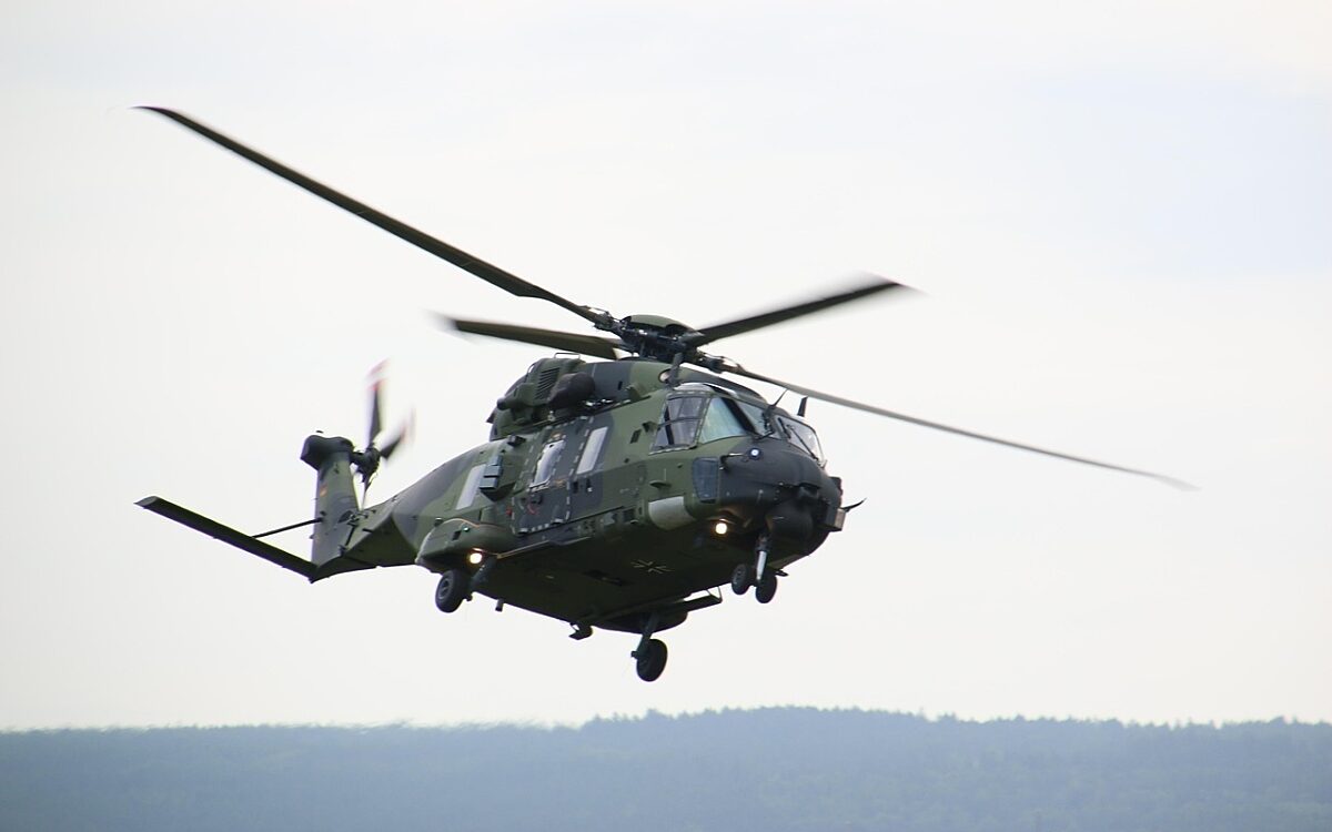 Ein Hubschrauber der Bundeswehr Ein Hubschrauber der Bundeswehr