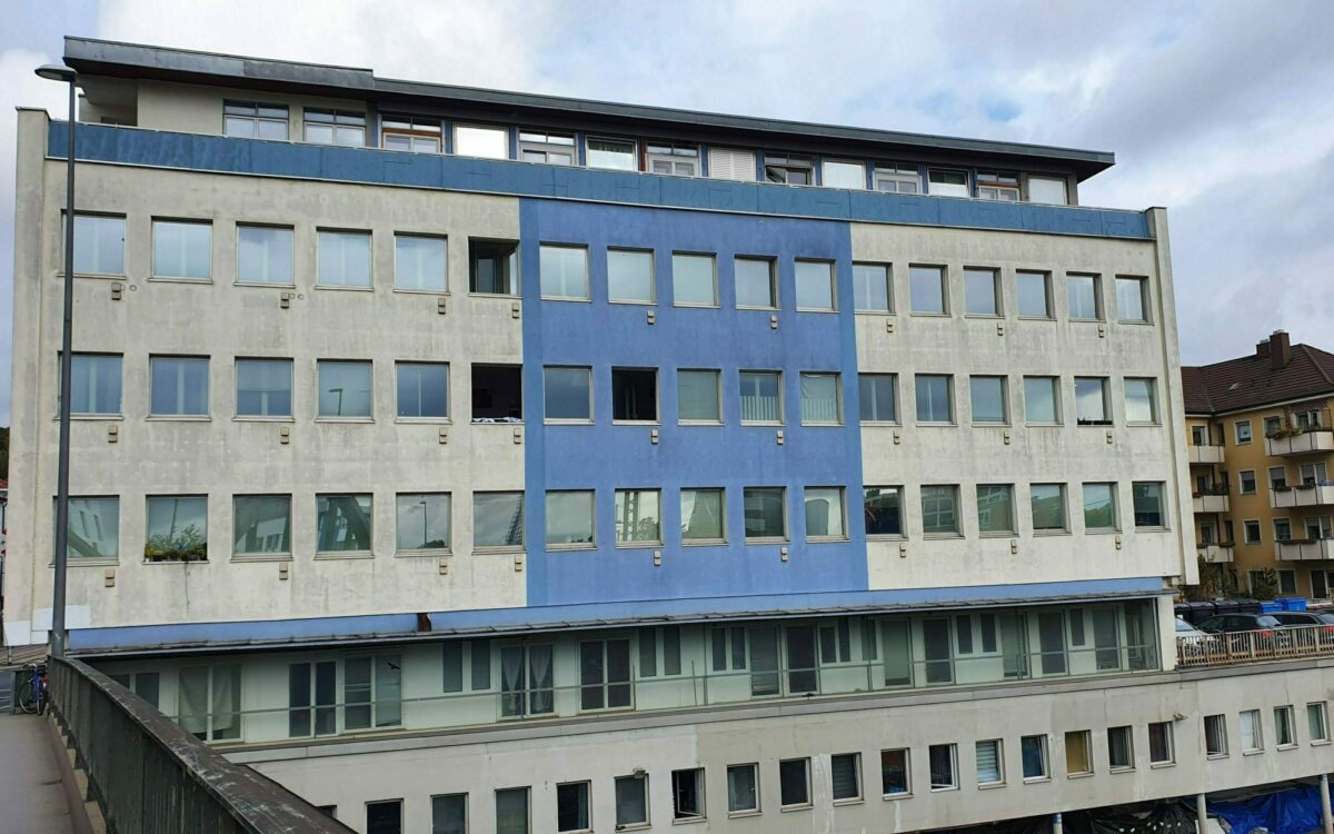 Das zu räumende Haus in Grombühl Das zu räumende Haus in Grombühl