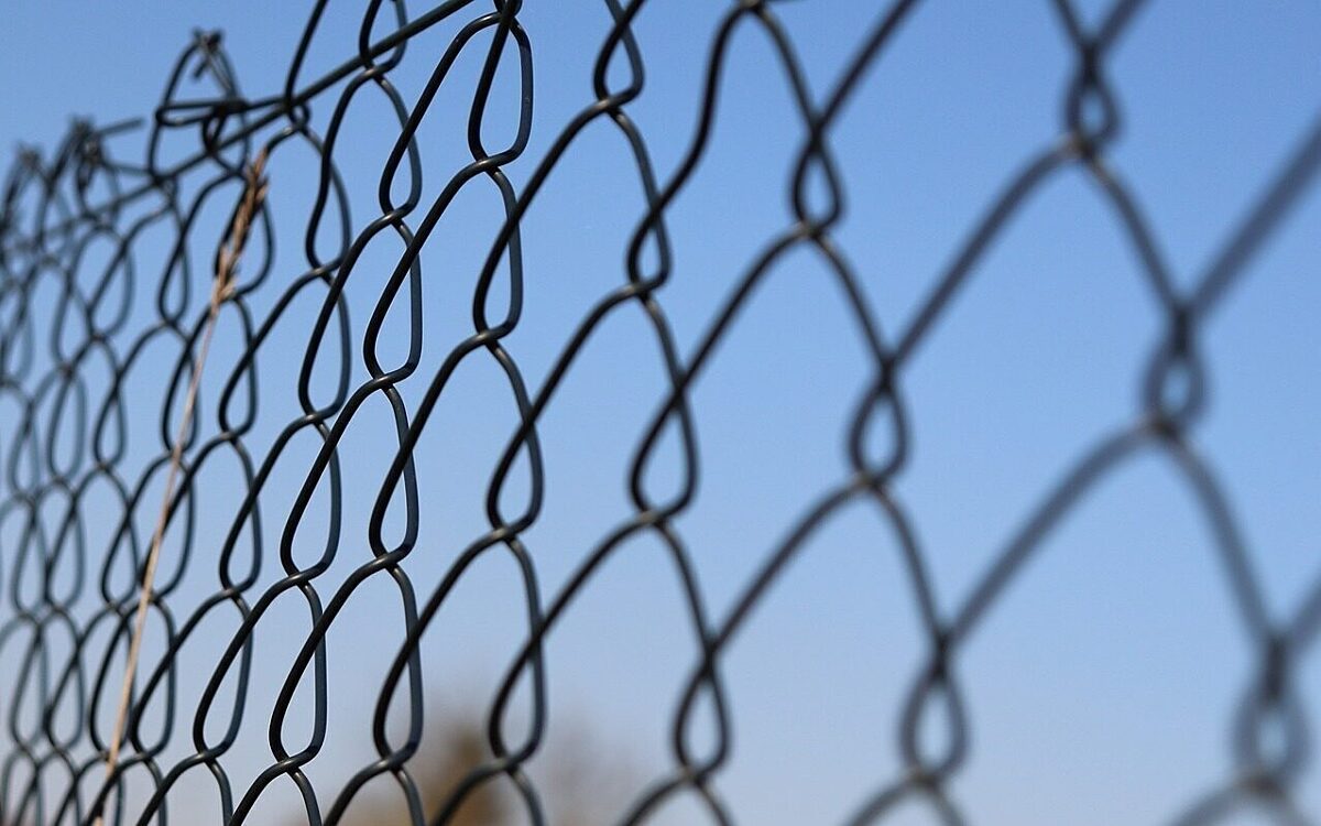 Ein drahtzaun Ein drahtzaun