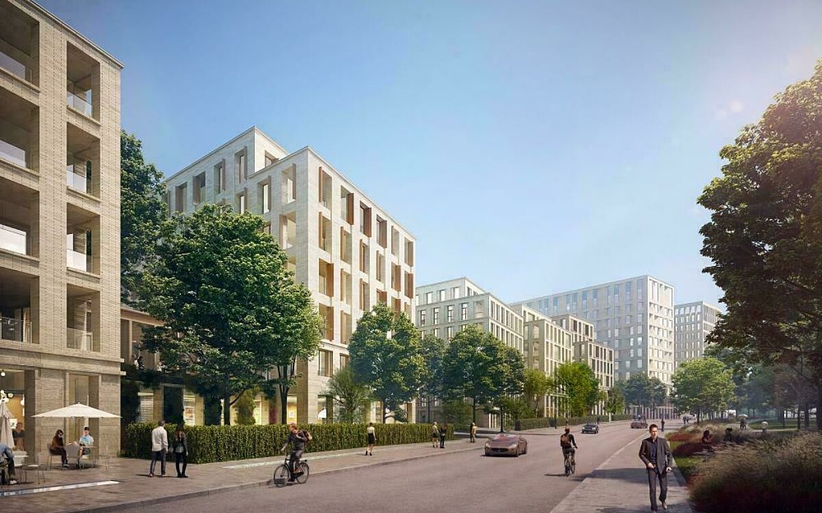 Ein Entwurf des künftigen Bismarckquartiers