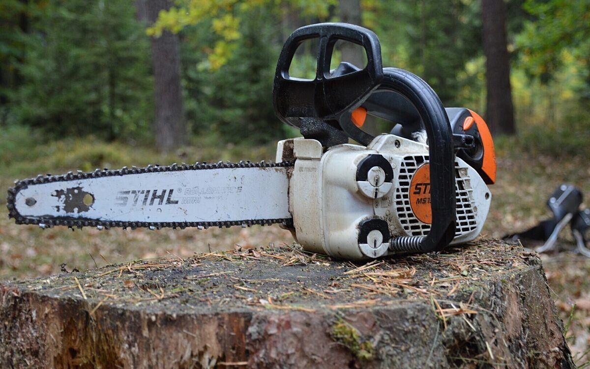 Eine Kettensaege von Stihl Eine Kettensaege von Stihl