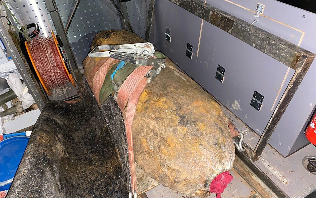 Die Fliegerbombe bei KoeBau 1 Die Fliegerbombe bei KoeBau 1