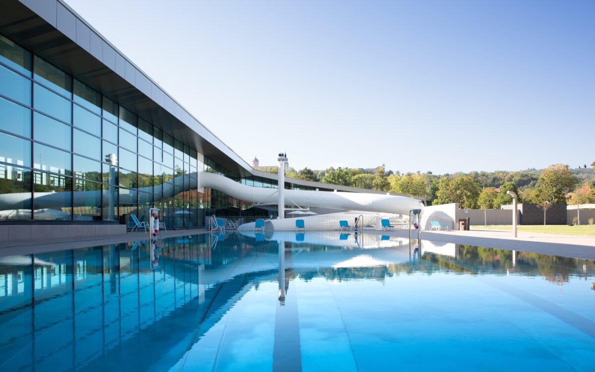 Das Freibecken im Nautiland Das Freibecken im Nautiland