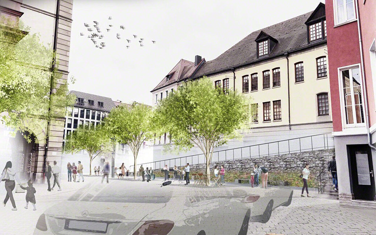 So soll der Bereich zwischen Grafeneckart und Karmelitenstraße künftig etwa aussehen So soll der Bereich zwischen Grafeneckart und Karmelitenstraße künftig etwa aussehen