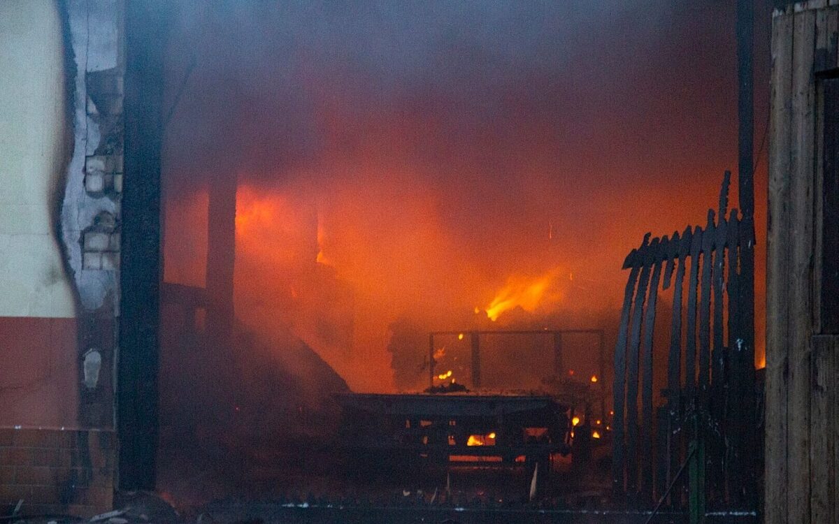 Der Scheunenbrand bei Wasserlosen Der Scheunenbrand bei Wasserlosen