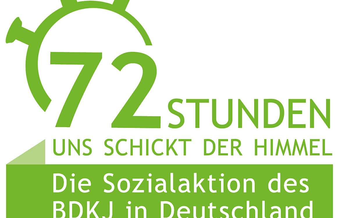 Logo 72 stunden aktion slogan untertit gruen Logo 72 stunden aktion slogan untertit gruen