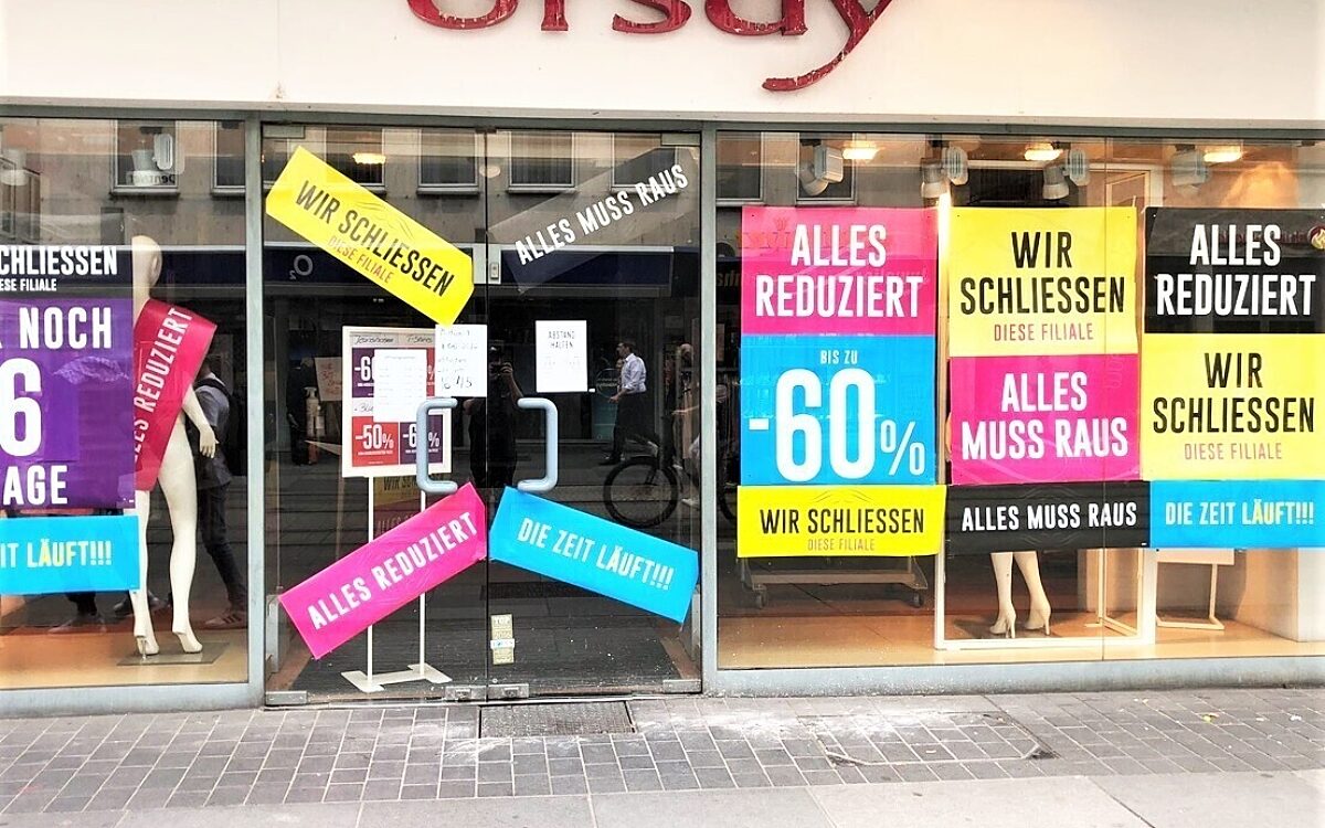 Die Orsay Filiale in Würzburg schließt Die Orsay Filiale in Würzburg schließt