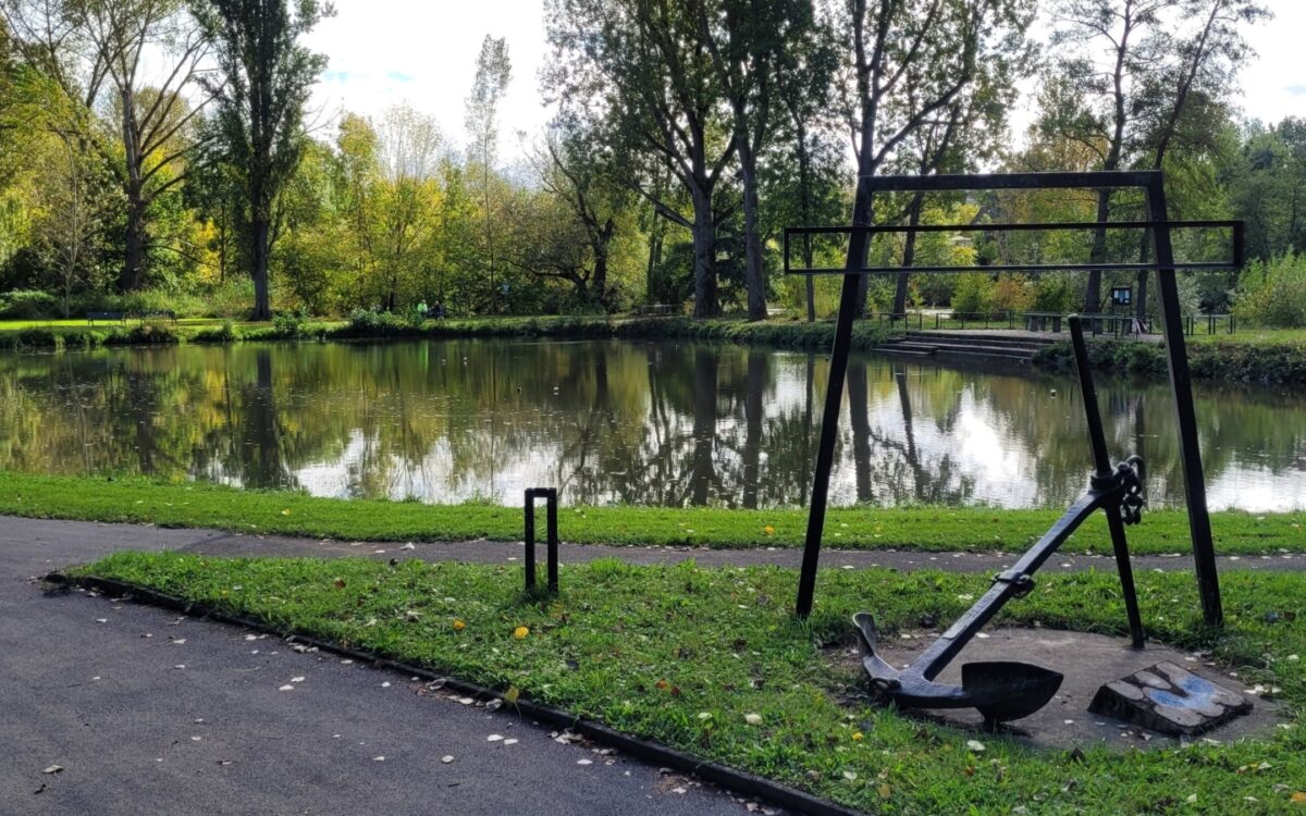Der Sander-Weiher im Stadtteil Sanderau Der Sander-Weiher im Stadtteil Sanderau