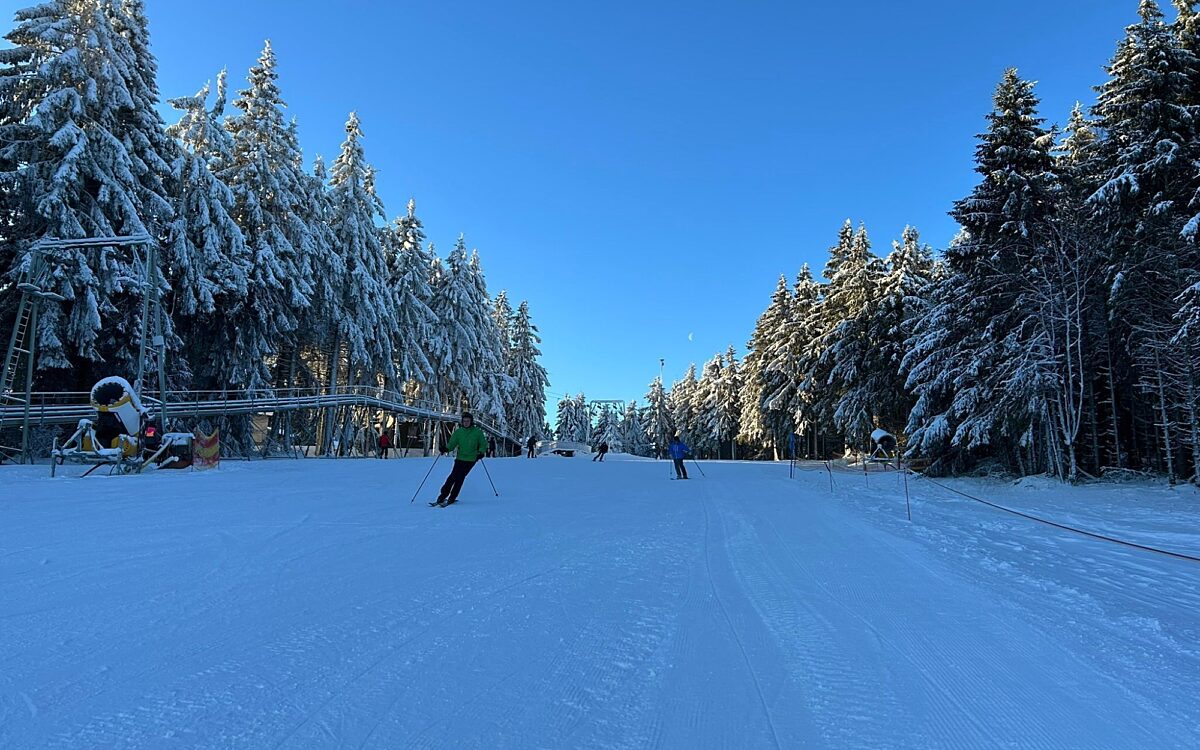 Die winterliche Wasserkuppe in der Rhön Die winterliche Wasserkuppe in der Rhön