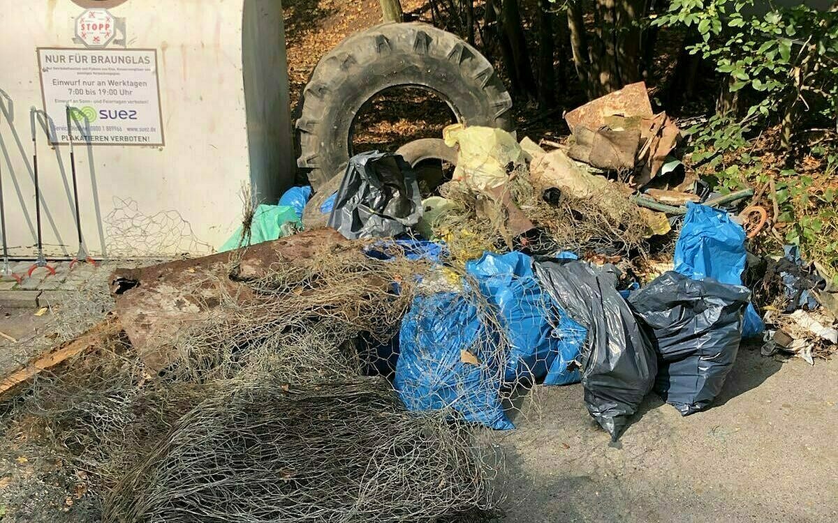 Word Cleanup Day Sammelgut aus dem Steinbachtal Word Cleanup Day Sammelgut aus dem Steinbachtal