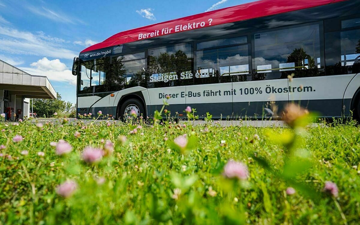 Ein WVV Elektrobus Ein WVV Elektrobus