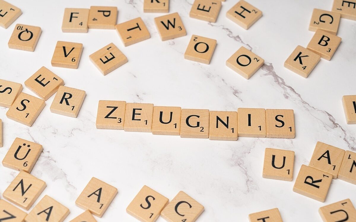 Zeugnis Zeugnis
